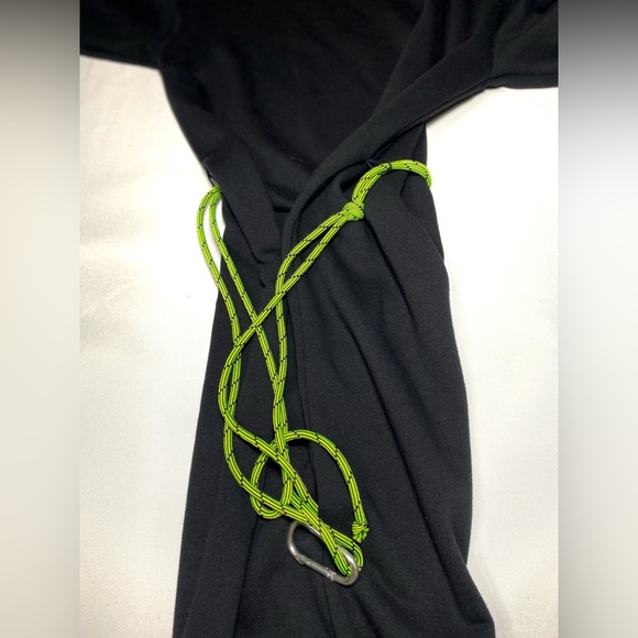 Zara Black MIDI DRESS with belt turtleneck fleece inside Trafaluc collection - Picture 6 of 14